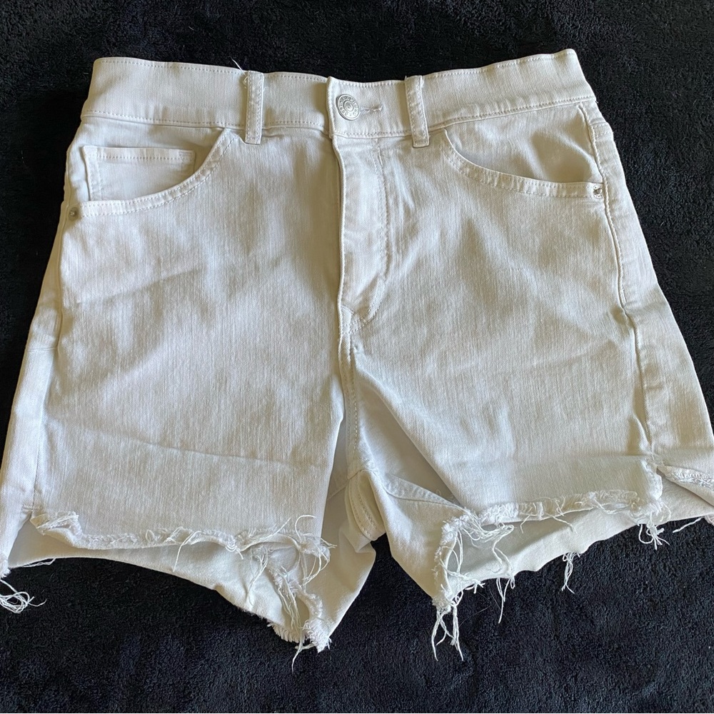 Express High Rise Jean Shorts